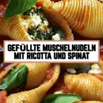 Gefüllte Muschelnudeln mit Ricotta und Spinat 19 Pinterest Hidden Image