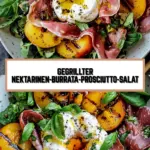 Gegrillter Nektarinen-Burrata-Prosciutto-Salat 21 Pinterest Hidden Image