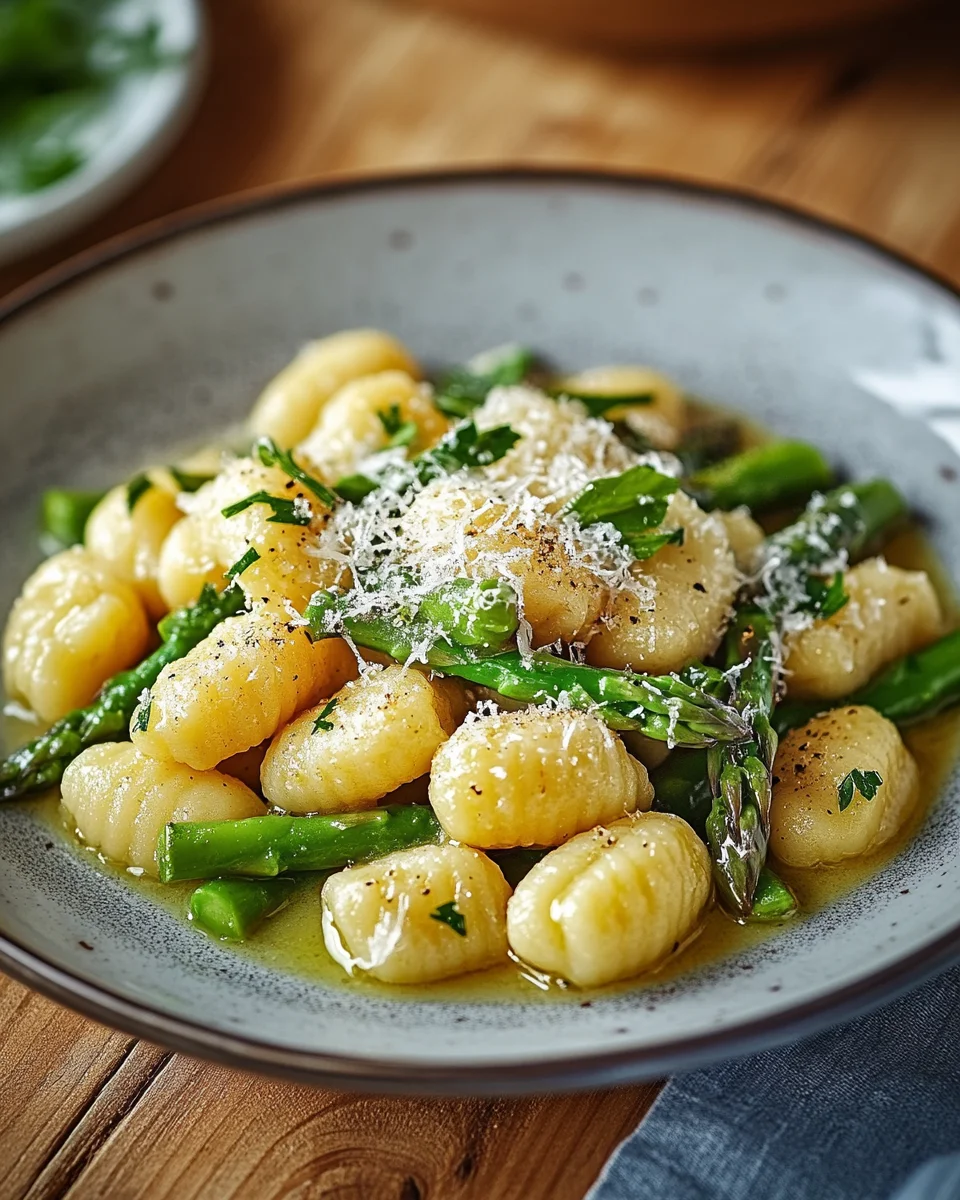 Gnocchi mit grünem Spargel 21 Gnocchi mit grünem Spargel