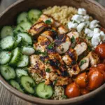 Griechische H&auml;hnchen-Bowl