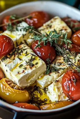 Griechischer Feta Auflauf mit Tomaten