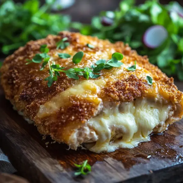 Hähnchen-Cordon-Bleu-Hackbraten