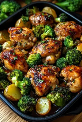 Honey-Garlic Chicken with Broccoli and Potatoes 23 Honey-Garlic Chicken with Broccoli and Potatoes