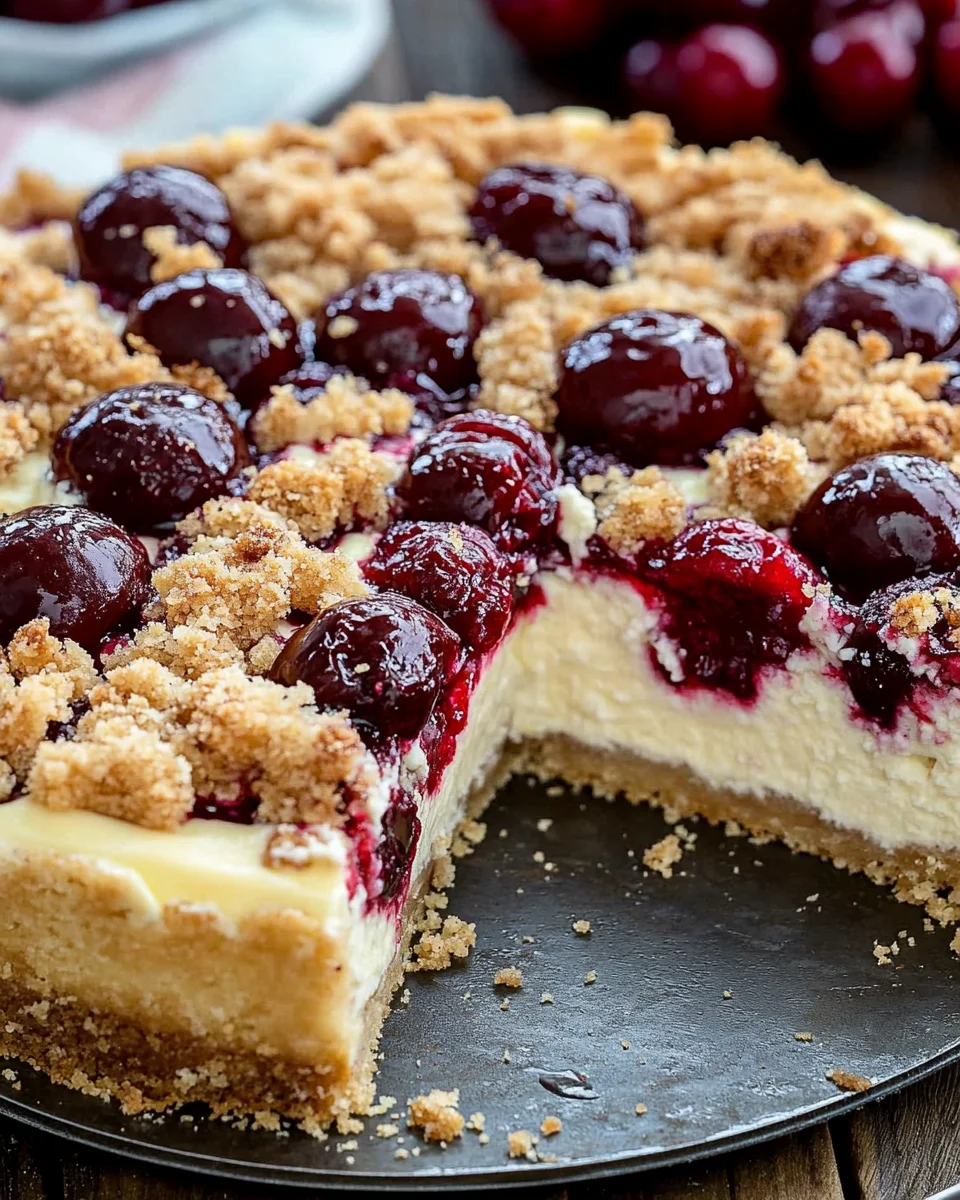 Käsekuchen mit Kirschen 20 Käsekuchen mit Kirschen