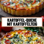 Kartoffel-Quiche mit Kartoffelteig 20 Pinterest Hidden Image
