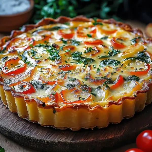 Kartoffel-Quiche mit Kartoffelteig