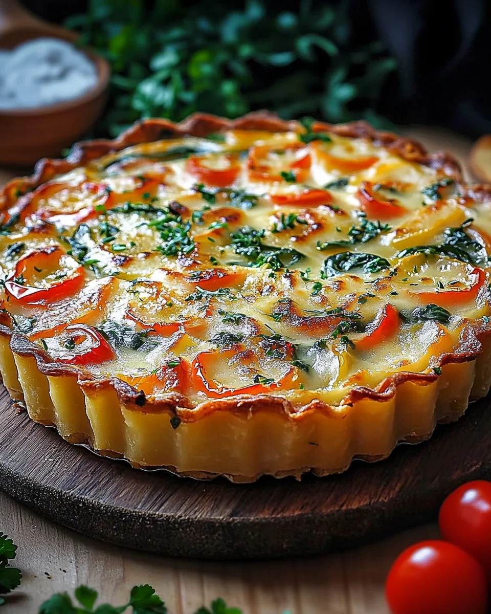 Kartoffel-Quiche mit Kartoffelteig 23 Kartoffel-Quiche mit Kartoffelteig