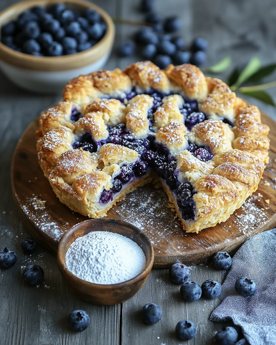 Kartoffelhörnchen mit Blaubeeren & Streuseln