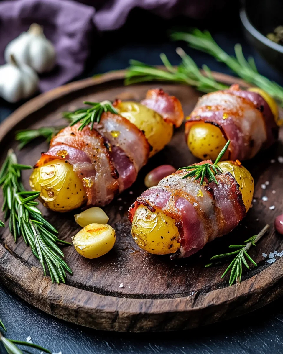 Kartoffeln im Speckmantel 17 Kartoffeln