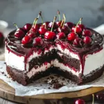 Kirschtorte mit Stracciatellacreme