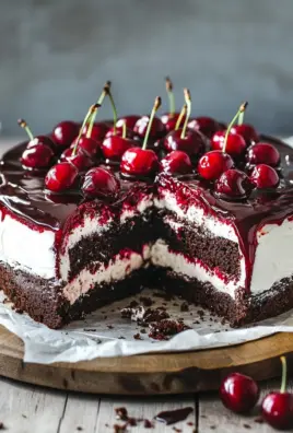 Kirschtorte mit Stracciatellacreme 30 Kirschtorte mit Stracciatellacreme