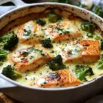 Lachs-Brokkoli-Gratin