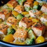 Lachsauflauf mit Gem&uuml;se