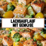 Lachsauflauf mit Gemüse 21 Pinterest Hidden Image