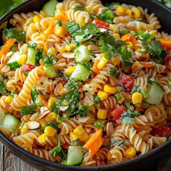 Limetten Crunch Nudelsalat