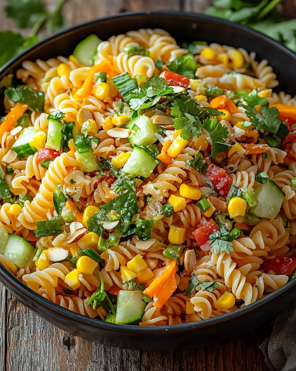 Limetten Crunch Nudelsalat