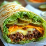 Low Carb Big Mac Rolle