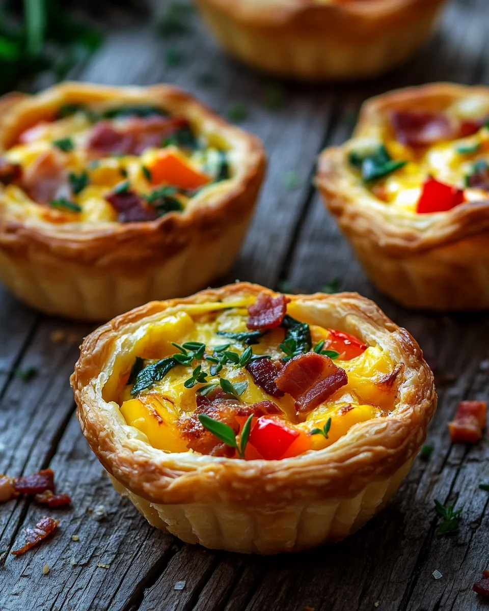Mini Frühstücks-Quiches 17 Mini