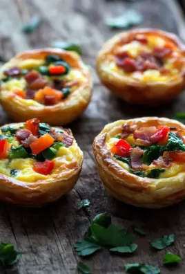 Mini Frühstücks-Quiches 29 Mini Frühstücks-Quiches