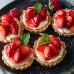 M&uuml;rbeteig Tartelettes mit Erdbeeren und Mascarponecreme
