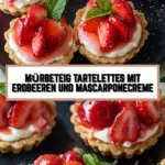 Mürbeteig Tartelettes mit Erdbeeren und Mascarponecreme 21 Pinterest Hidden Image