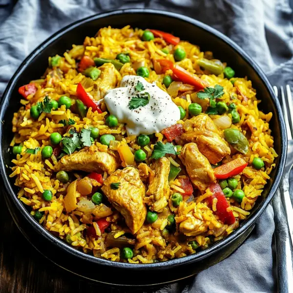 One Pot Curryreis mit Hähnchenbrust