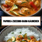 Paprika-Zucchini-Rahm-Hähnchen 19 Pinterest Hidden Image