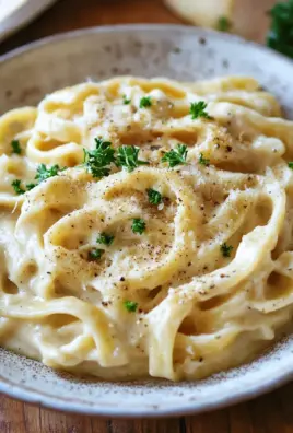Pasta in Käse Sahne Soße 21 Pasta in Käse Sahne Soße