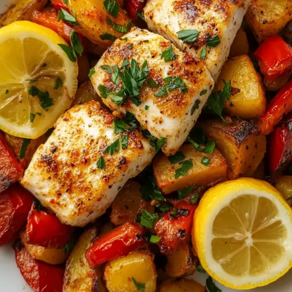 Portugiesischer Ofenfisch mit Kartoffeln