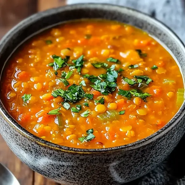 Rezept für Rote Linsensuppe