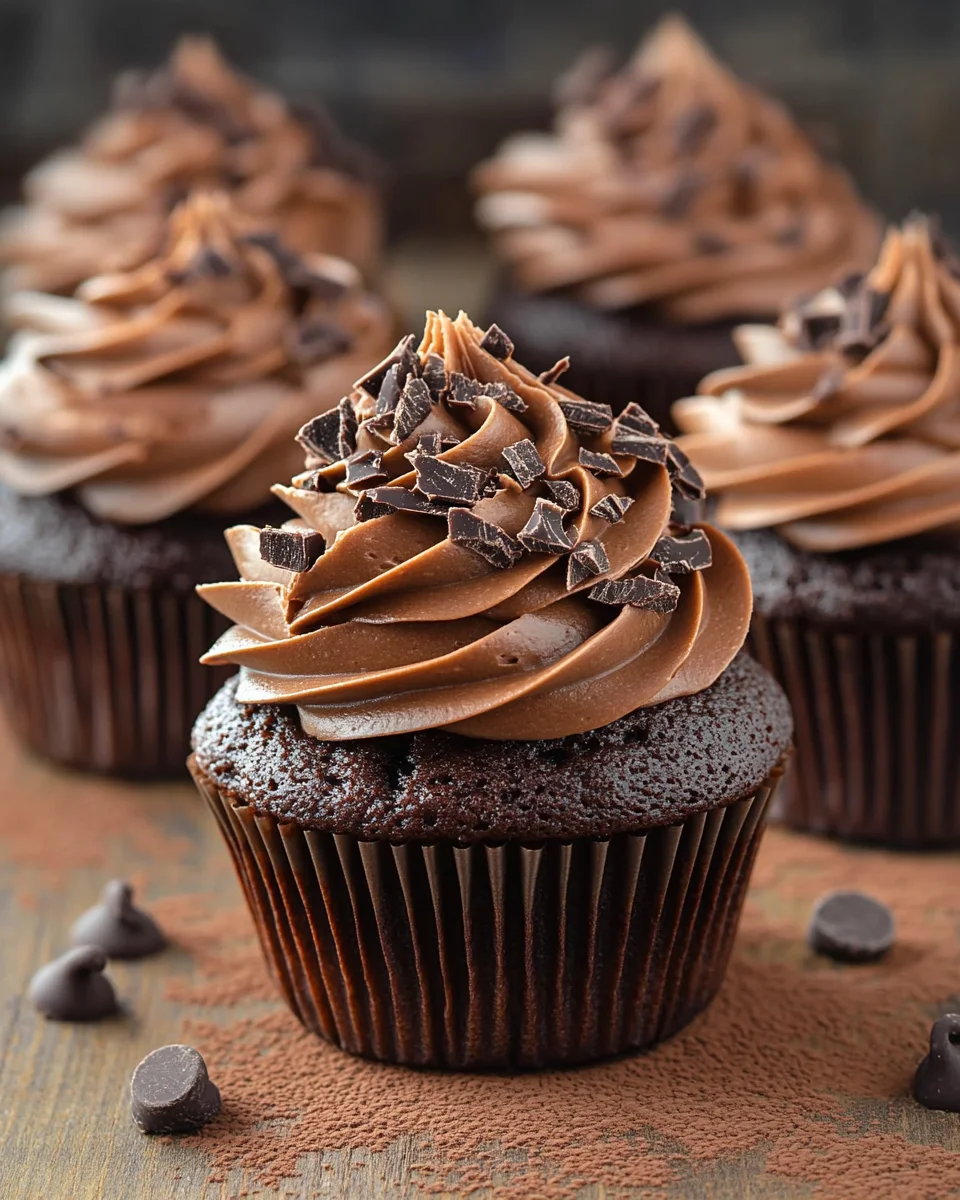 Saftige Schokoladen-Cupcakes
