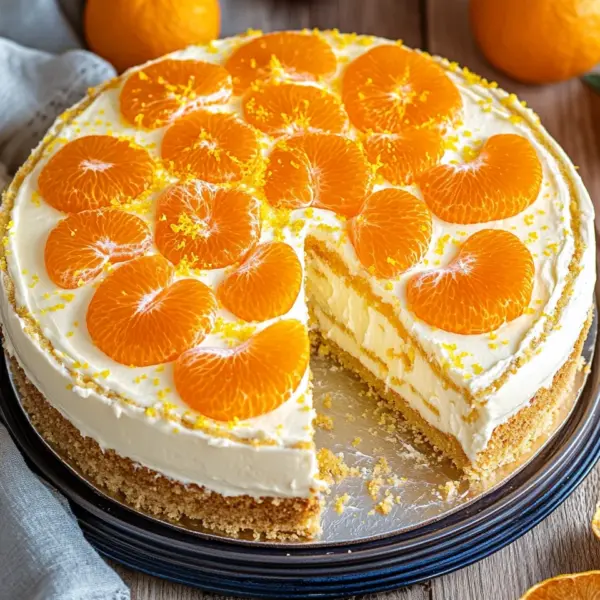 Schmandkuchen mit Mandarinen oder Faule Weiber Kuchen