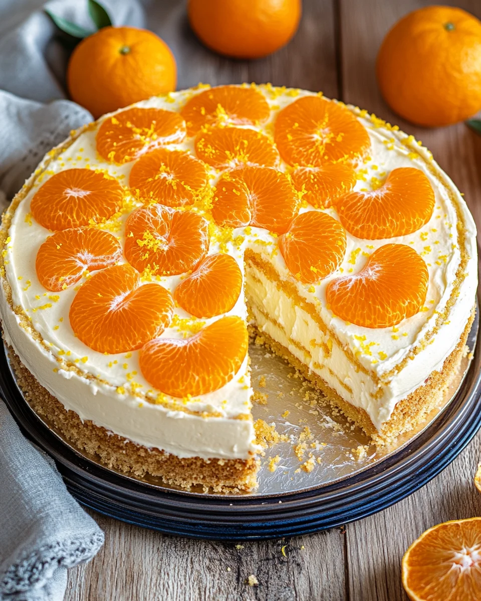 Schmandkuchen mit Mandarinen oder Faule Weiber Kuchen