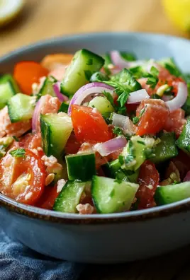 Schneller Thunfischsalat mit Gurke und Tomate 22 Schneller Thunfischsalat mit Gurke und Tomate