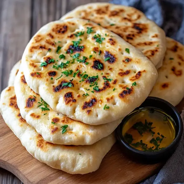 Schnelles Pfannenbrot ohne Hefe