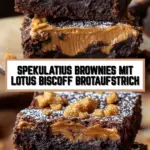Spekulatius Brownies mit Lotus Biscoff Brotaufstrich 20 Pinterest Hidden Image