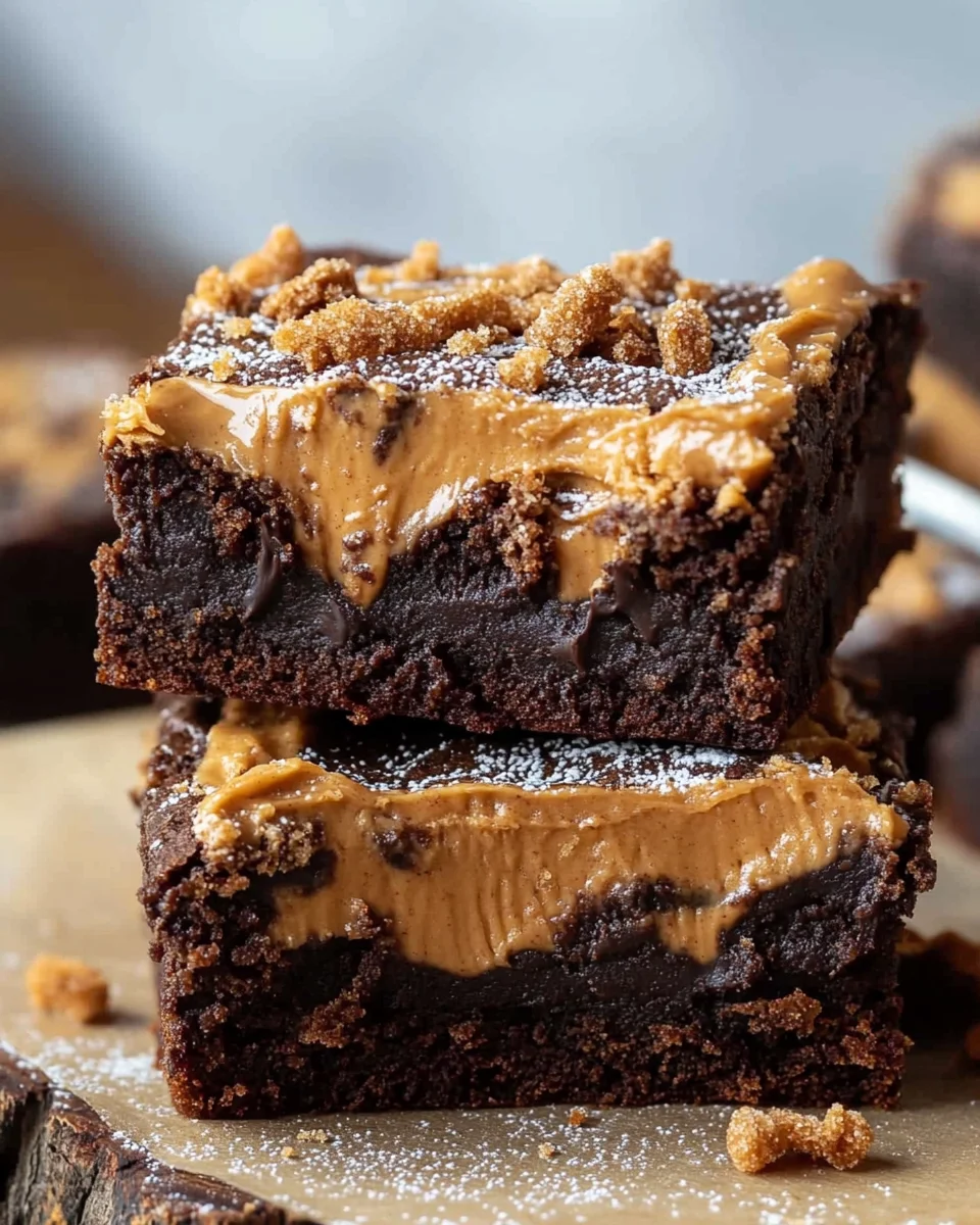 Spekulatius Brownies mit Lotus Biscoff Brotaufstrich 23 Spekulatius Brownies mit Lotus Biscoff Brotaufstrich