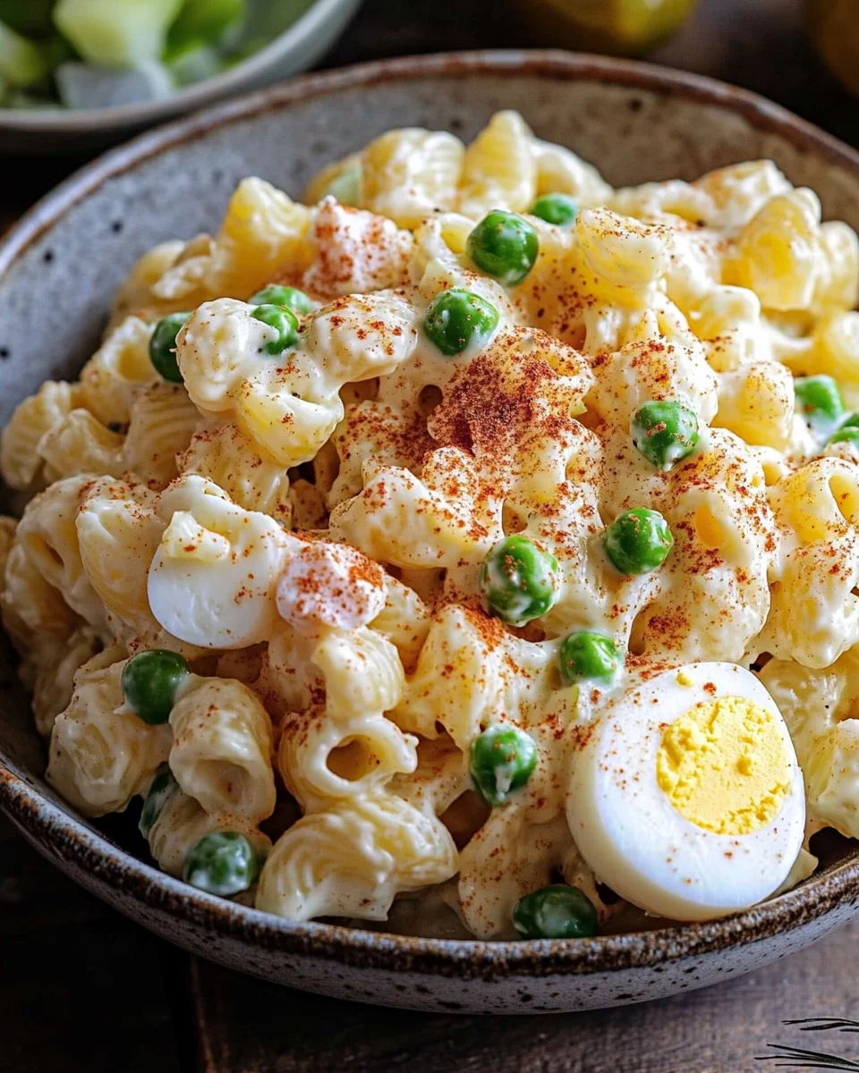 Teufelsei-Makkaroni-Salat