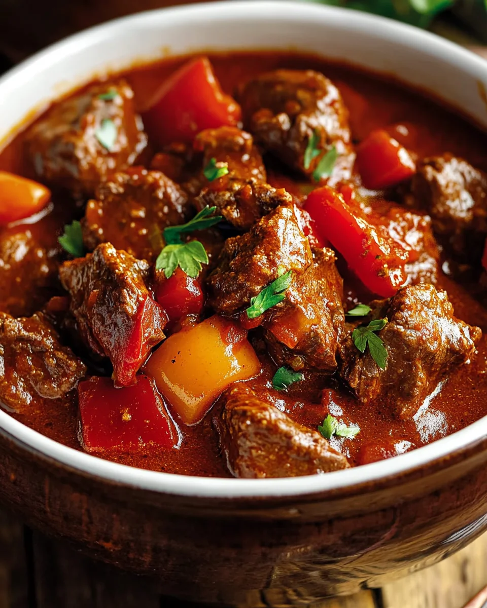 Homepage 4 Ungarisches Paprika-Gulasch Rezept