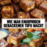 Wie man knusprigen gebackenen Tofu macht 21 Pinterest Hidden Image