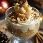 Winterliche Spekulatius-Creme mit Bratapfelkompott