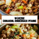 Würzige Chinakohl-Rinderhack-Pfanne 18 Pinterest Hidden Image