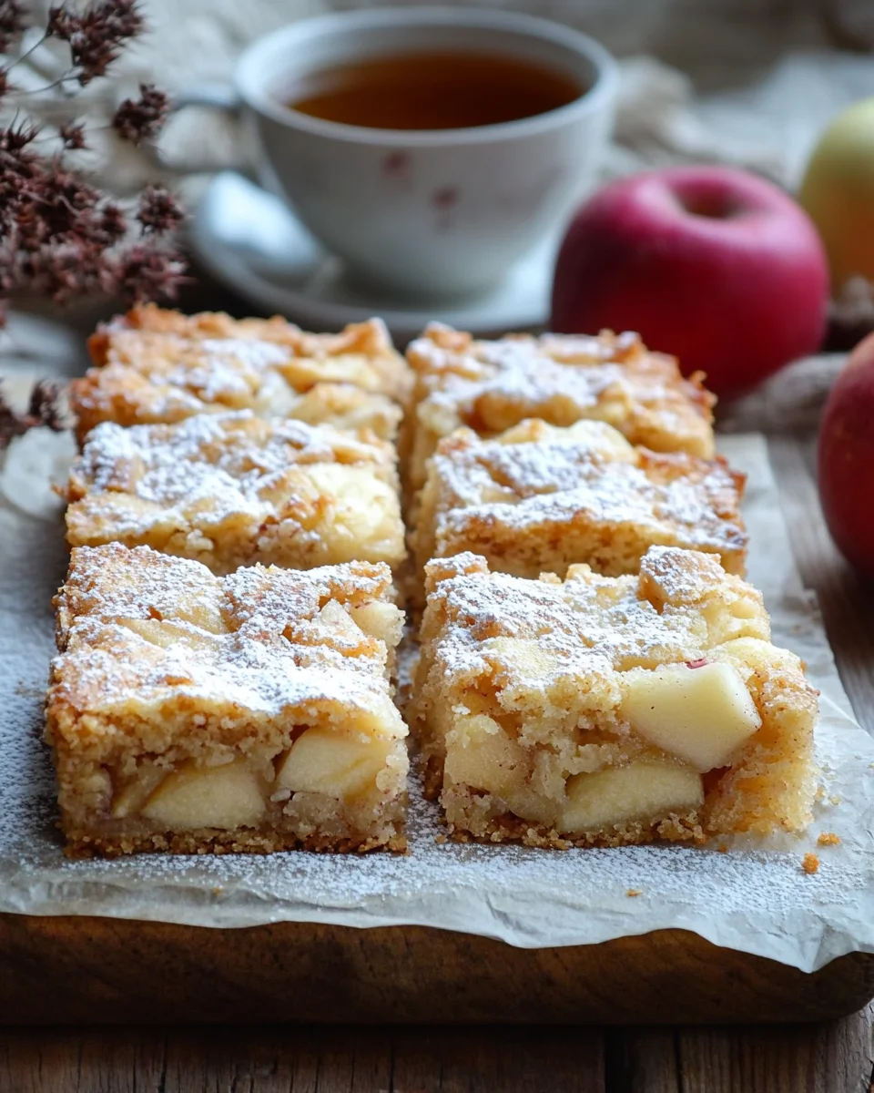 Zimt Apfel Blondies mit Mandelkruste 22 Zimt Apfel Blondies mit Mandelkruste