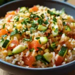 Zucchini-Tomaten-Reis