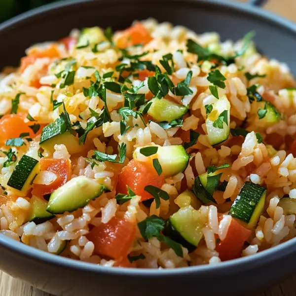 Zucchini-Tomaten-Reis
