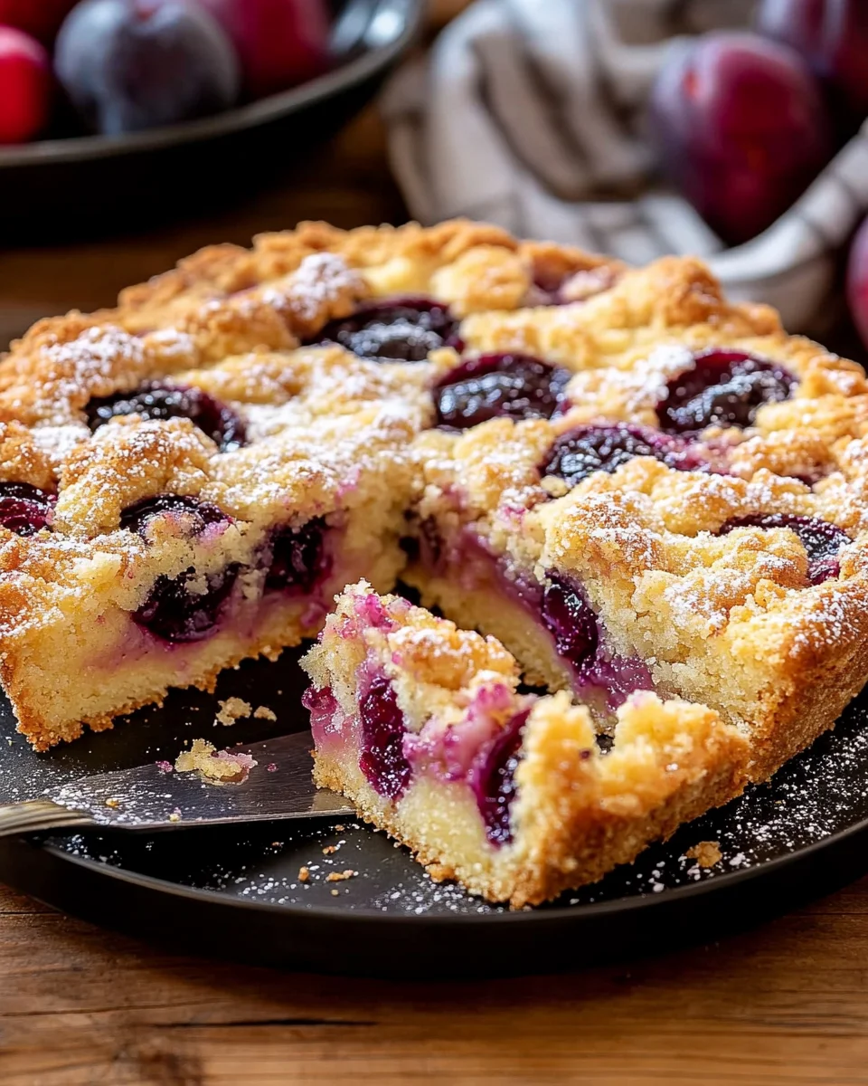 Zwetschgenkuchen mit Streusel 18 Zwetschgenkuchen