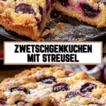 Zwetschgenkuchen mit Streusel 17 Pinterest Hidden Image