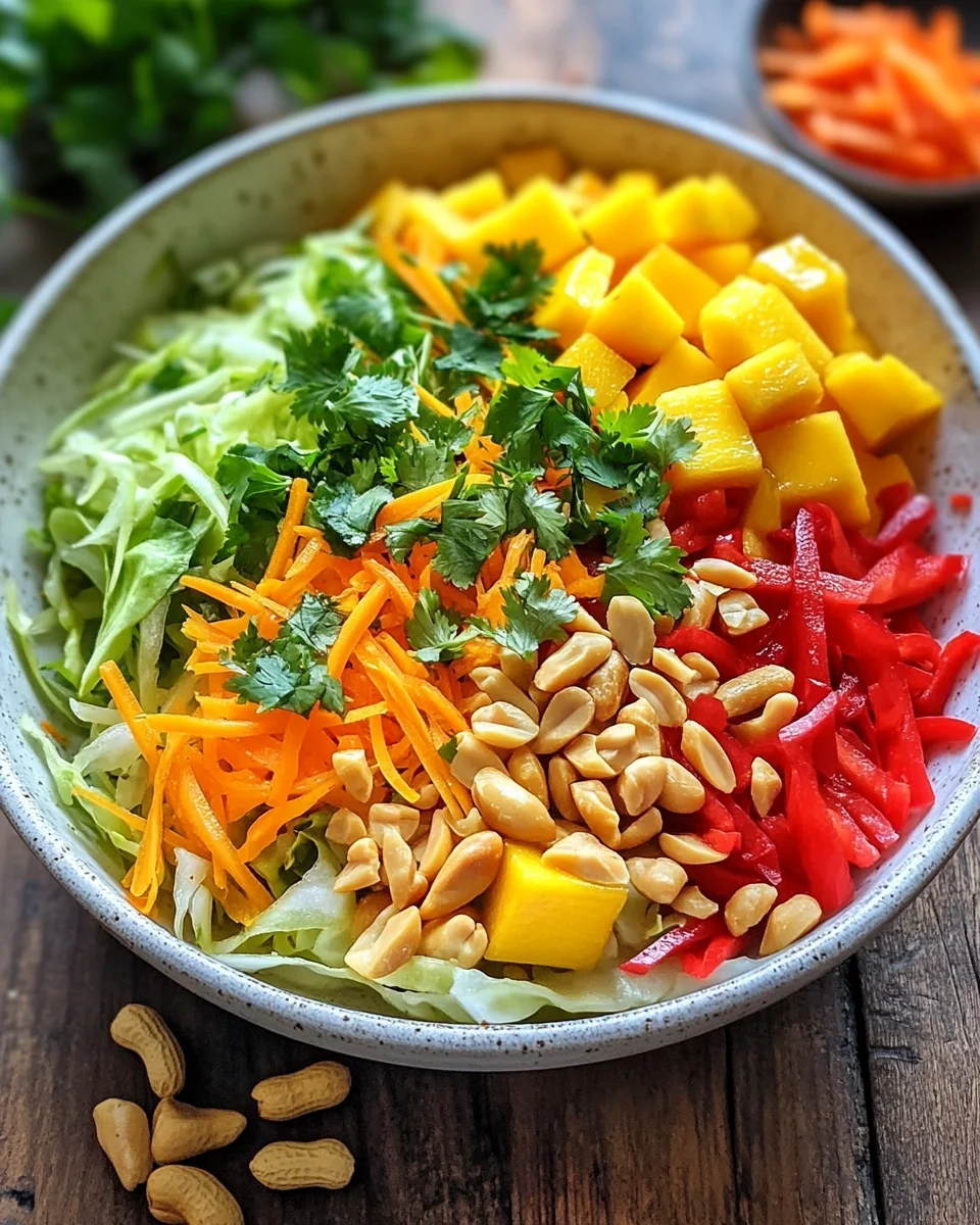 Asiatischer Spitzkohl-Mango-Salat 17 Asiatischer