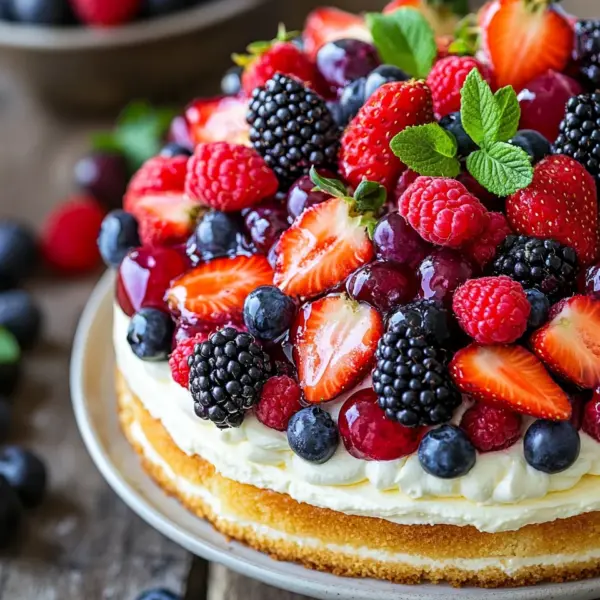 Beeren Käsesahne Torte