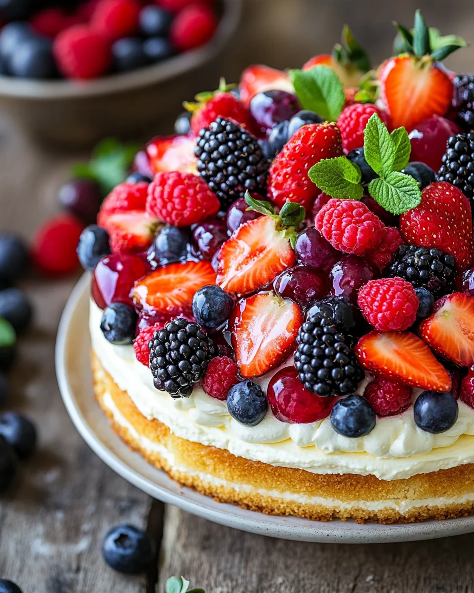 Homepage 12 Beeren Käsesahne Torte
